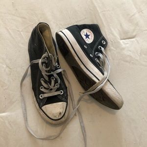 Perfectly worn in high tops